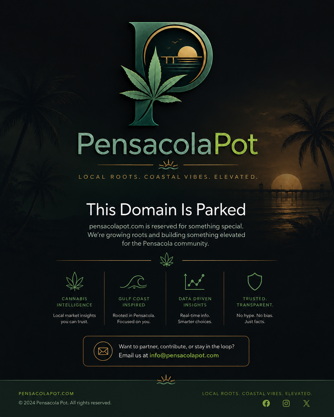 PensacolaPot — Local Roots. Coastal Vibes. Elevated. This domain is parked.